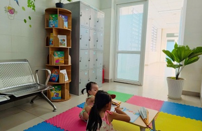  Góc thư giãn cho bệnh nhi tại Khoa Nhi Nội tổng hợp – Tầng 4, Khu A